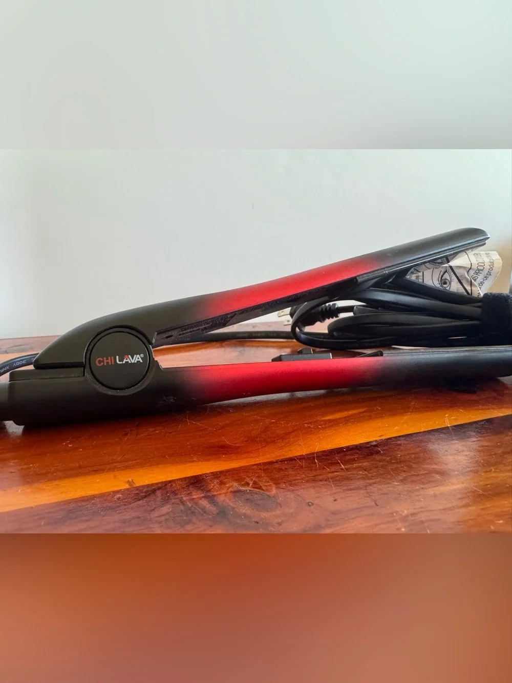 CHI LAVA Red and Black Straightener -  Flat Iron